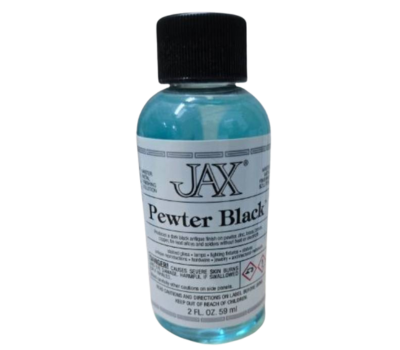 美國JAX 染黑劑仿古 (錫/鉛/鋅/黃/青/紅銅/鎳/錫鉛合金) 2oz (60ml)  SC-JAX PEWTER BLACK